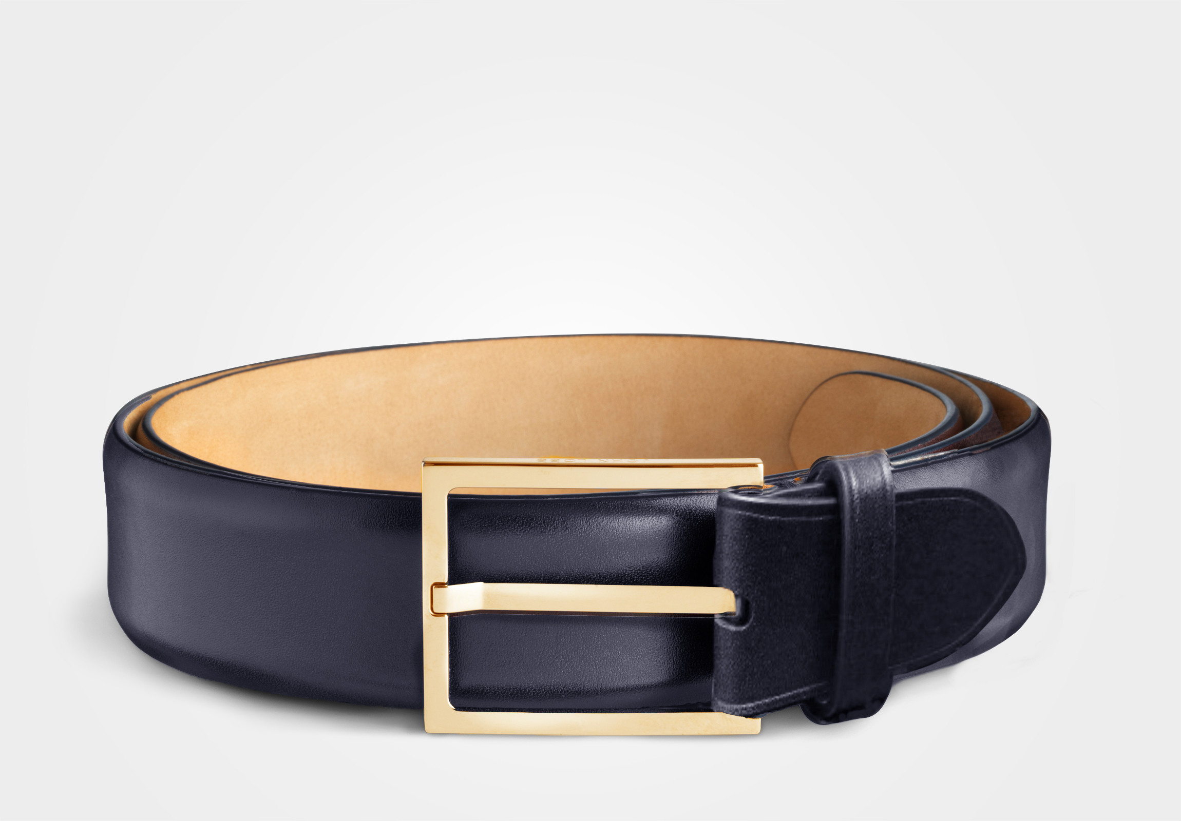 Black and gold belt mens shop